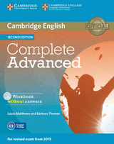 Complete Advanced 2nd.Edition Workbook without Answers with Audio CD