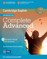 Complete Advanced 2nd.Edition Student's Book with Answers & CD-ROM