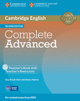 Complete Advanced 2nd.Edition Teacher's Book with Teacher's Resources CD-ROM